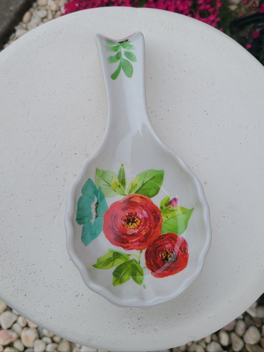 The Pioneer Woman Floral Melamine Spoon Rest Floral Design Kitchen Cooking